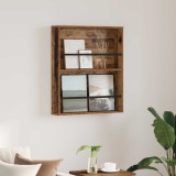 vidaXL Raft pentru reviste Lemn vechi 60 x 12 x 70 cm Lemn compozit 890836