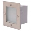 Aplica incastrabila de exterior Mercan HL 942L, aluminiu si otel inoxidabil, IP54, 1.6W, 90 lm, Led, Horoz