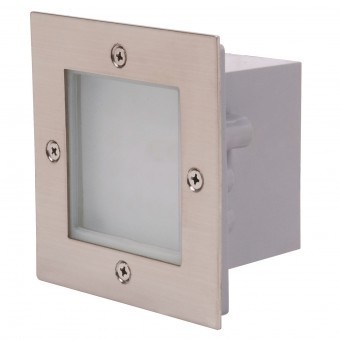 Aplica incastrabila de exterior Mercan HL 942L, aluminiu si otel inoxidabil, IP54, 1.6W, 90 lm, Led foto