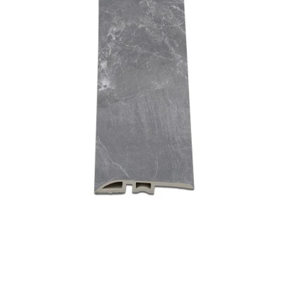Vinil SPC nivelare podea Fjord model marmură gri &amp;icirc;nchis 2400x45x8 mm foto