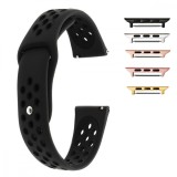 Cumpara ieftin Curea silicon, compatibila Apple Watch 9|8|7|6|5|4|3|2|1 Series, 41mm|40mm|38mm, Negru