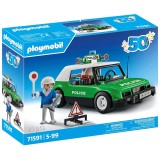 Playmobil Editie Aniversara 50 ani - Masina de politie clasica (1977)