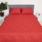Pilota de vara 180x200 Somnart Belina, microfibra, lavabila la masina, vidata, Rosu