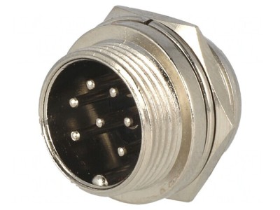 Soclu Microfon Montare Panou 7 Pin foto