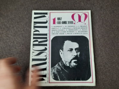MANUSCRIPTUM NR 1/ 1987 foto