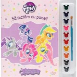 My Little Pony. Sa pictam cu poneii. Carte de colorat cu pensula si acuarele - Autor Anonim