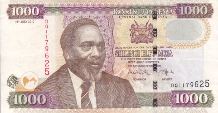 KENYA 1.000 shillingi 2010 VF+++!!!