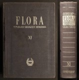 Rara 1966 FLORA ROMANIEI &ndash;&nbsp;Traian Savulescu vol. 11 XI. 876 pag din care 155 planse BOTANICA. Plante Monocotiledonate ACADEMIA RSR 24,5x18cm CARTONATA