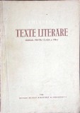 CULEGERE DE TEXTE LITERARE. MANUAL PENTRU CLASA A VIII-A-NECUNOSCUT-352679