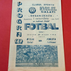 Program meci fotbal OTELUL GALATI - FORESTA FALTICENI (01.10.1989)