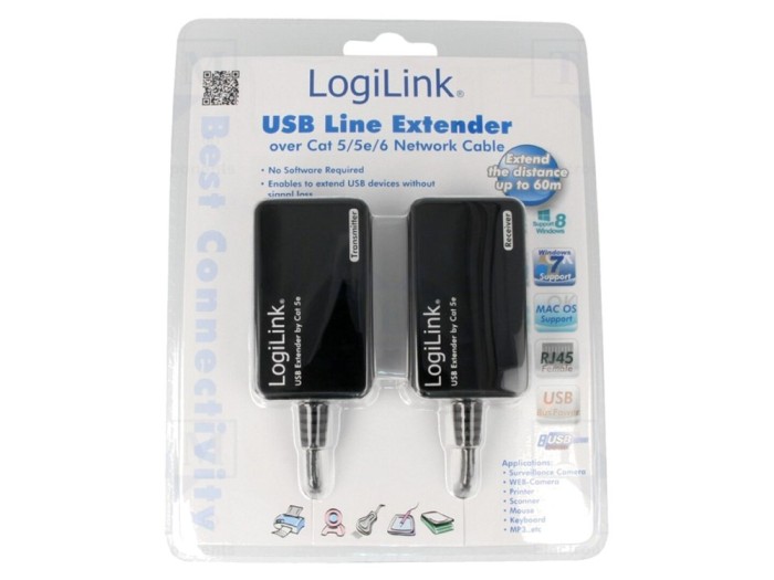 Extender USB 2.0 0,3m 60m