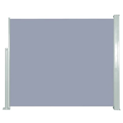 vidaXL Copertină laterală retractabilă, gri, 120x300 cm 45363 foto