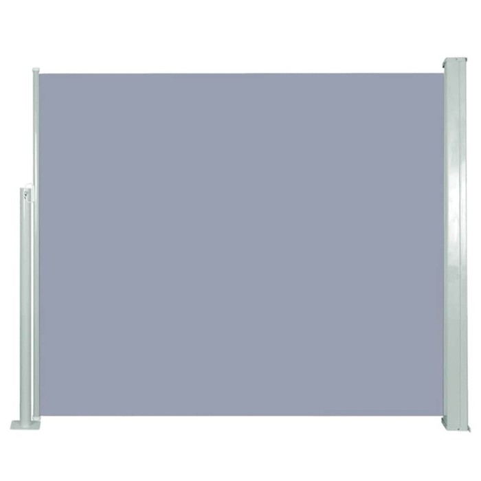 vidaXL Copertină laterală retractabilă, gri, 120x300 cm 45363