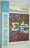 Varia Mathematica - George ST. Andone