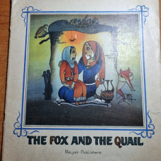 carte pentru copii in limba engleza - the fox and the quail - din anul 1980