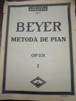 BEYER , METODA DE PIAN OP. 101 foto
