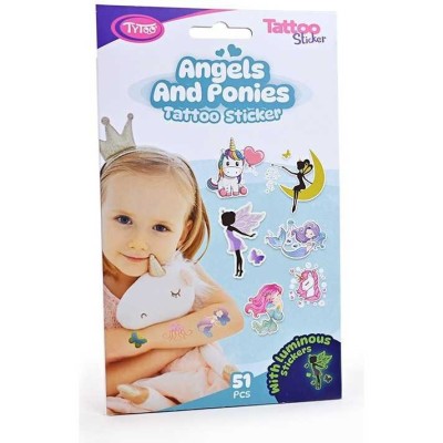 Set 51 tatuaje temporare tip autocolante Zane si Ponei Tytoo KOPXX1800017 foto