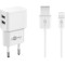 Incarcator dual Apple Lightning USB 2.4A 12W 1m alb Goobay