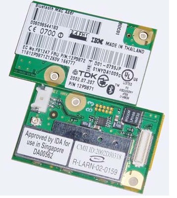 IBM THINKPAD A31 BLUETOOTH BOARD - 12P3872 foto