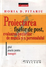 H. Pitariu - Proiectarea fi?elor de post, eval posturilor ... ?i a personalului foto