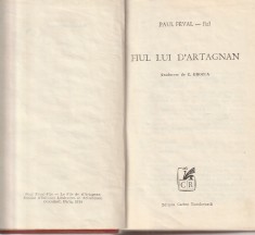PAUL FEVAL - FIUL LUI D'ARTAGNAN ( RELEGATA - CARTONATA )