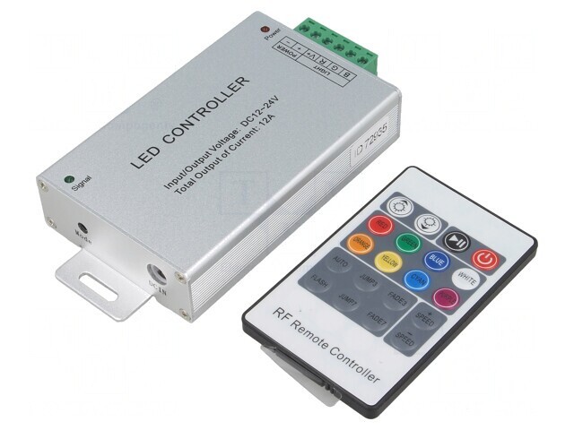Controler LED RGB 3 Canale 12A Argintiu