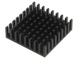 Radiator Aluminiu Negru 19x19x10mm
