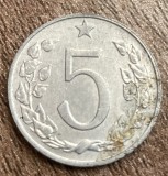 C50 - Moneda foarte veche - Cehoslovacia - 5 haler - 1973
