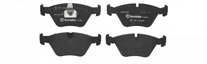 Set placute de frana punte fata Brembo P06043 - RESIGILAT