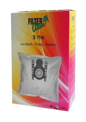 S11M SACI DE ASPIRATOR MIKROMAX (4BUC+1FILTRU MOTOR) FL0050-K pentru aspirator Severin FILTERCLEAN foto