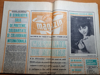 magazin 23 februarie 1974-art. cristalul de medias,marina voica,moda foto