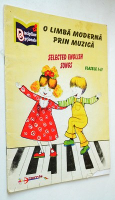 O limba moderna prin muzica - clasele I - II foto