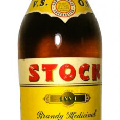 4 -BRANDY stock VSOP, MEDICINAL, puro distillato di vino, ani 60/70 CL. 75 gr 40