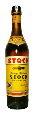 4 -BRANDY stock VSOP, MEDICINAL, puro distillato di vino, ani 60/70 CL. 75 gr 40 foto