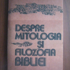 M. S. Belenki - Despre mitologia si filozofia Bibliei