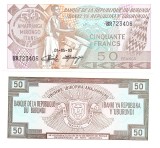 Burundi 50 Francs 1991 P-28 UNC