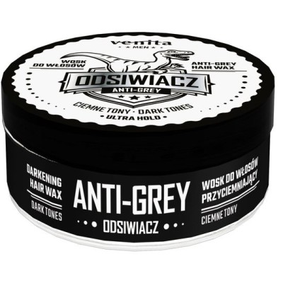 Ceara pentru stilizarea parului Venita Men AntiGrey, tonuri inchise 75g foto