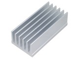 Radiator extrudat cu aripioare 75mm x 36,8mm natural