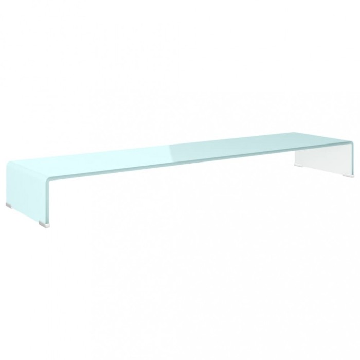 Stativ TV/Suport monitor, sticla, verde, 120 x 30 x 13 cm