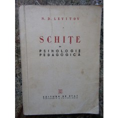 N. D. Levitov - Schite de psihologie pedagogica