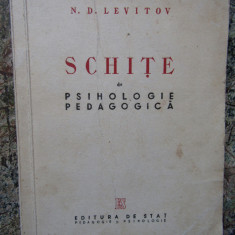 N. D. Levitov - Schite de psihologie pedagogica
