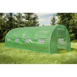 Solar gradina / Sera legume cu schelet metalic 8 x 4 x 2.5 m, teava 32 x 1.2 mm, 32 mp, polietilena 180g/m2, rezistenta la UV