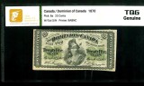 Canada 25 cenți 1870 P8a