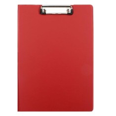 Clipboard EVOffice din Carton Plastifiat Dublu A4, Culoare Rosie - Mapa Documente foto