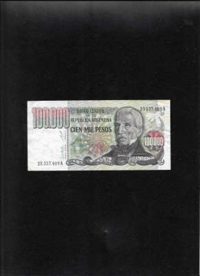 Rar! Argentina 100000 100.000 pesos 1979(83) seria25537409 foto