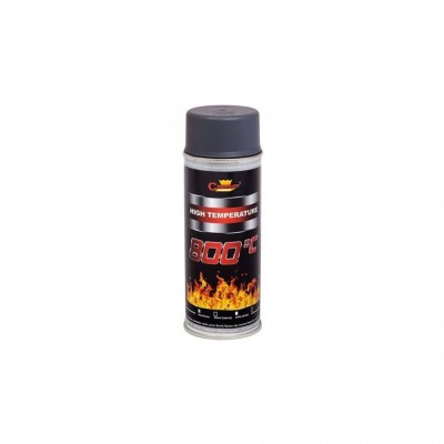 Spray gri antracit vopsea rezistent termic profesional universal +800&amp;deg;C 400ml foto