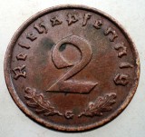 2.896 GERMANIA 2 REICHSPFENNIG 1939 G, Europa, Bronz