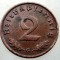 2.896 GERMANIA 2 REICHSPFENNIG 1939 G