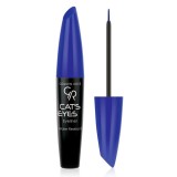 Golden Rose Cat&#039;s Eyes Liner Crema de ochi rezistenta la apa cu o pensula moale pentru aplicare precisa Negru