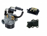Carburator + Muzicuta + Gat Scuter Mbk Booster 49cc 50cc Racire Apa Soc Manual